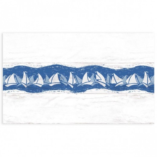 Barche Blue Tovaglietta 30x50 (Blu) di www.monochic.it Tovagliette Monouso